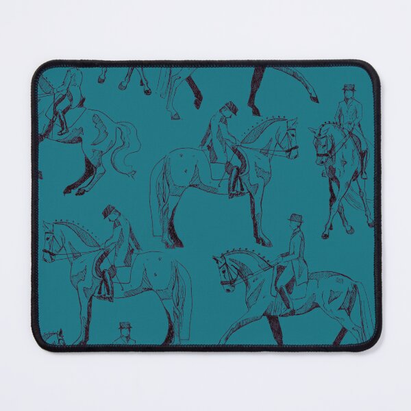 Item preview, Dressage Divas Pattern in Deep Sea designed and sold by Lavender Woodman.