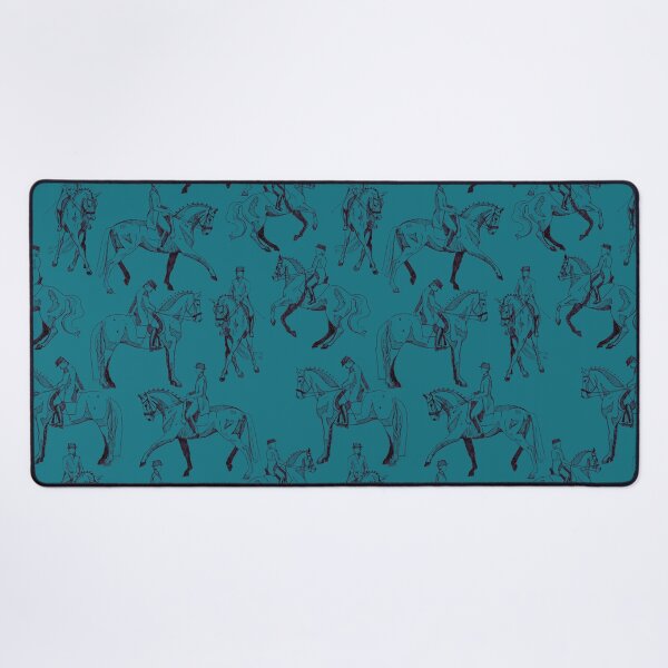 Item preview, Dressage Divas Pattern in Deep Sea designed and sold by Lavender Woodman.