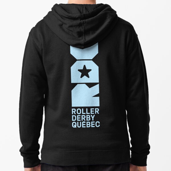 Item preview, RDQ logo (icy blue) vertical - Roller Derby Quebec designed and sold by RollerDerbyQc.