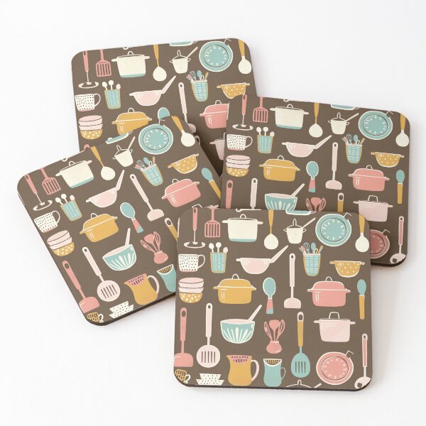 Item preview, Retro Kitchenware Pattern  designed and sold by NDaZone.