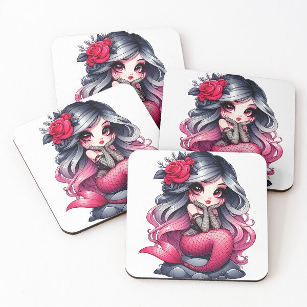 Item preview, Goth Mermaid designed and sold by MeadowPixieArts.
