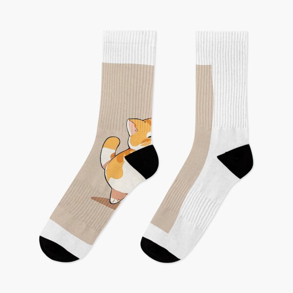 Item preview, A mischievous orange cat plays with a ball. designed and sold by GOTJIm.