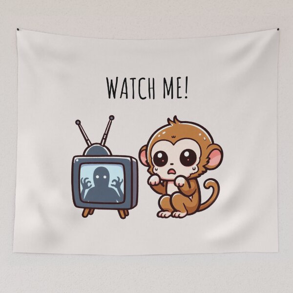 Item preview, Watch Tv Monkey designed and sold by LemuellTrends.