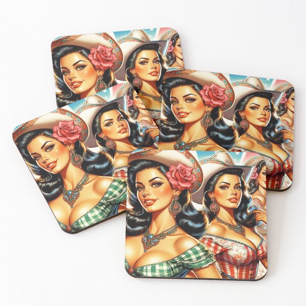 Item preview, Cute Country Girls designed and sold by PulpVintage.
