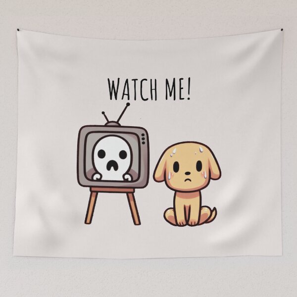 Item preview, Watch Tv Dog designed and sold by LemuellTrends.