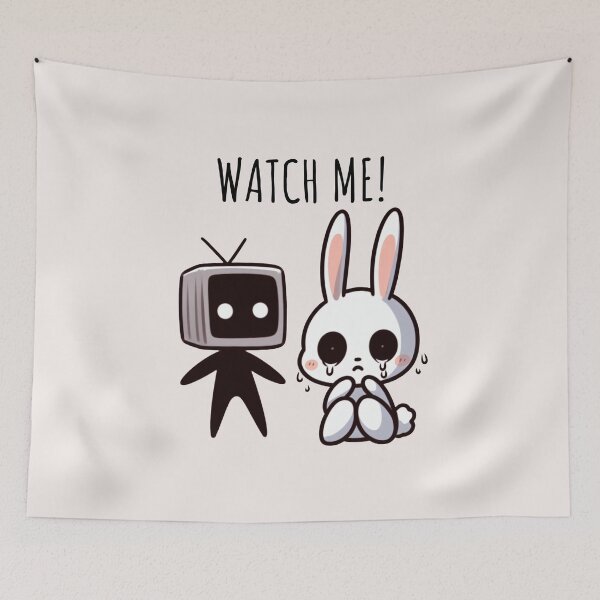 Item preview, Watch Tv Bunny designed and sold by LemuellTrends.