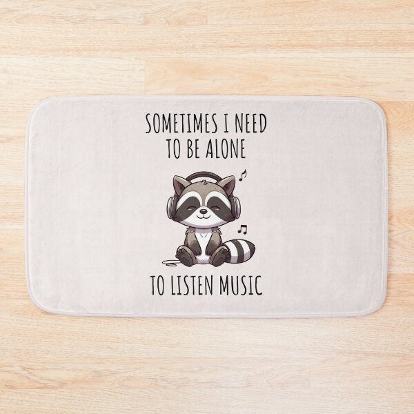 Item preview, Listening To Music Raccoon designed and sold by LemuellTrends.