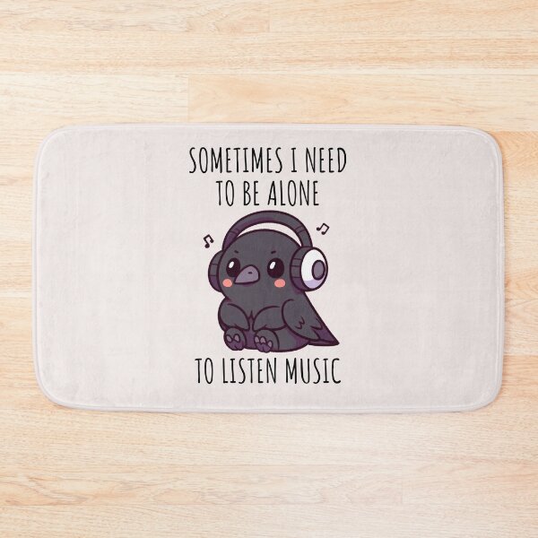 Item preview, Listening To Music Crow designed and sold by LemuellTrends.