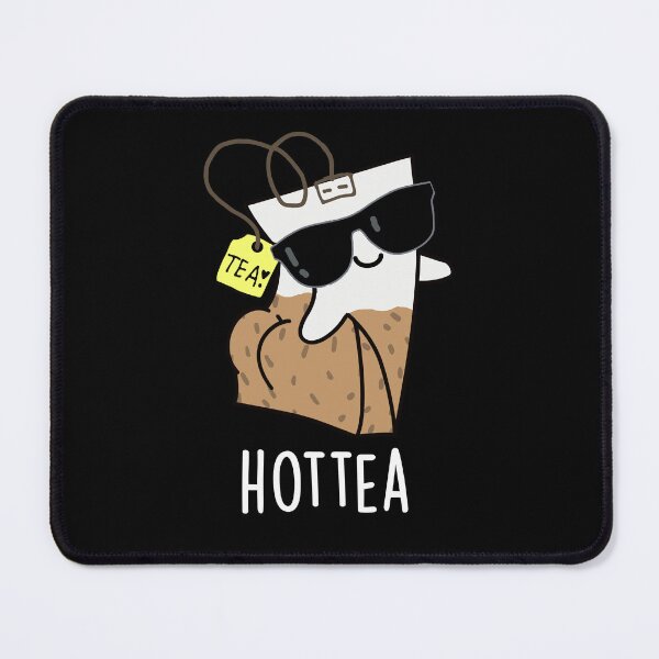 Item preview, Hottea Funny Hot Tea Pun (Dark BG) designed and sold by punnybone.