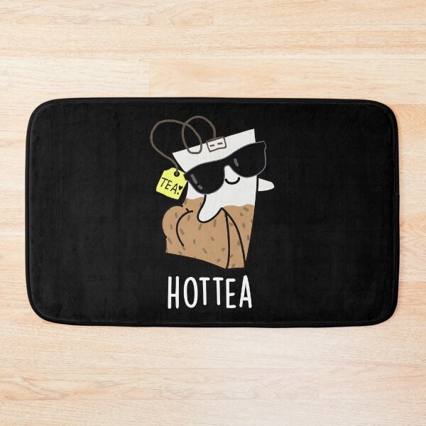 Item preview, Hottea Funny Hot Tea Pun (Dark BG) designed and sold by punnybone.