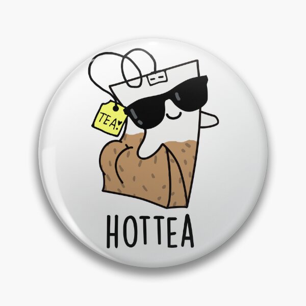 Item preview, Hottea Funny Hot Tea Pun  designed and sold by punnybone.