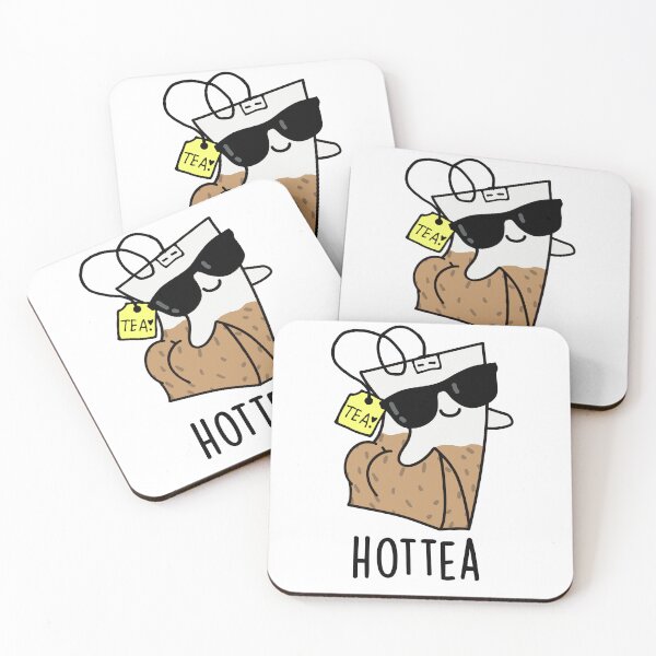 Item preview, Hottea Funny Hot Tea Pun  designed and sold by punnybone.