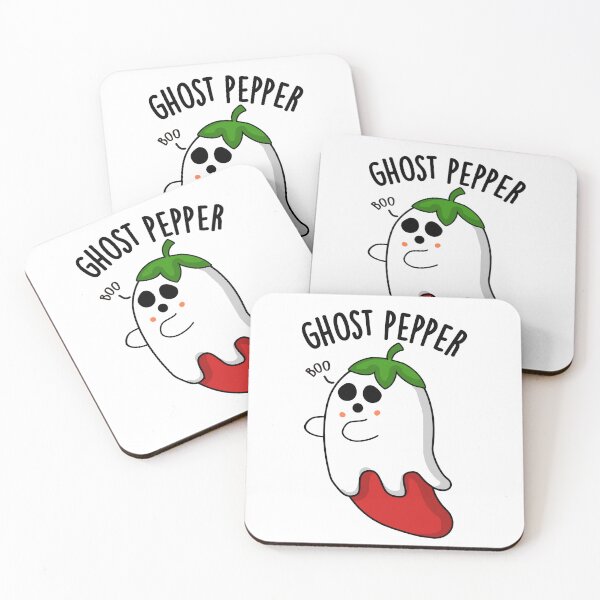Item preview, Ghost Pepper Funny Chili Pun  designed and sold by punnybone.