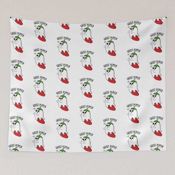 Item preview, Ghost Pepper Funny Chili Pun  designed and sold by punnybone.