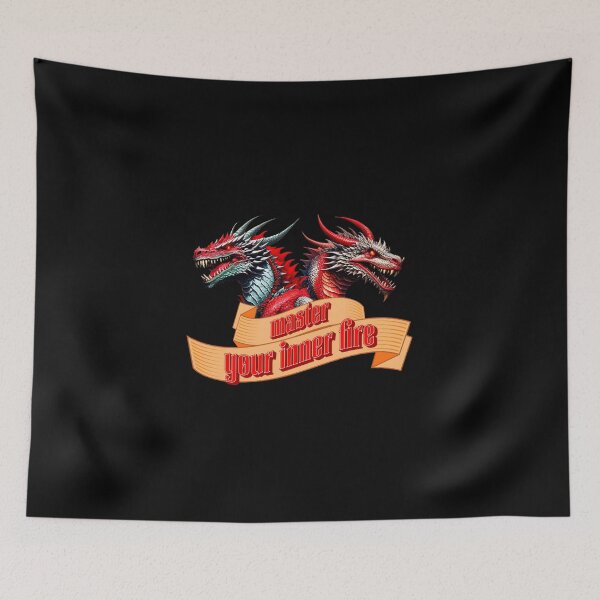 Item preview, Dragon Spirit, Master Your Inner Fire. designed and sold by Designial.