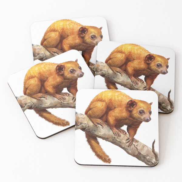 Item preview, Golden Kinkajou Perched on a Branch designed and sold by NatureSyllabus.