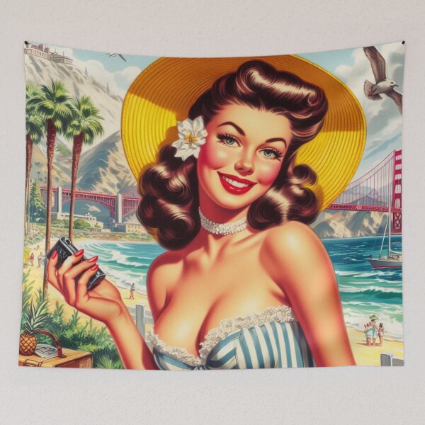 Item preview, Cute Vintage Hot Pin-up designed and sold by PulpVintage.