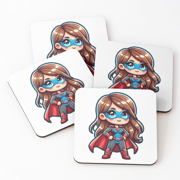 Item preview, Cute Girl Superhero designed and sold by PassionforLove.
