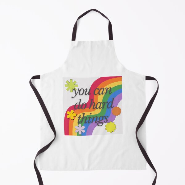Item preview, You Can Do Hard Things Colourful Affirmation designed and sold by luckygirlera-.