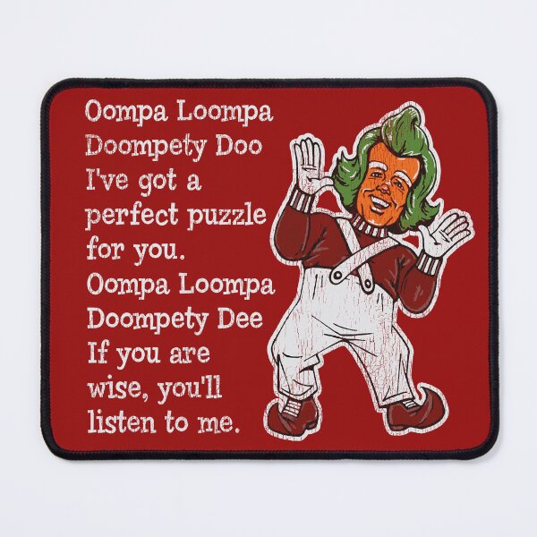 Item preview, Oompa Loopa Lyrics Worn Out designed and sold by Alema Art.