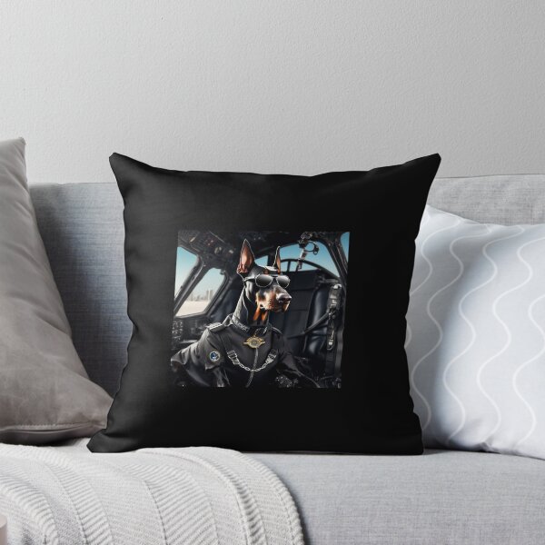 Item preview, Commander in Chief Doberman of Blackhawk helicopter designed and sold by canineartAI.