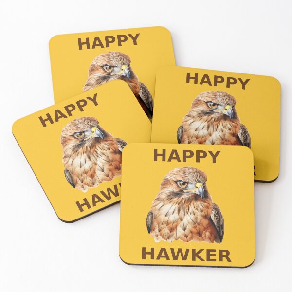 Item preview, Happy Hawker - The Mighty Hawks designed and sold by BetweenThePosts.