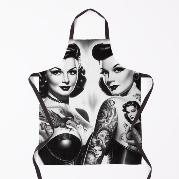 Item preview, Retro Glam Tattoo Pin-ups designed and sold by PulpVintage.