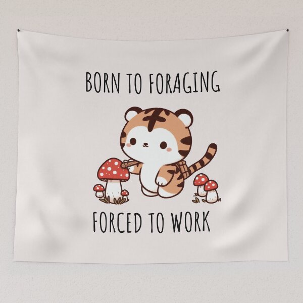 Item preview, Foraging Tiger designed and sold by LemuellTrends.