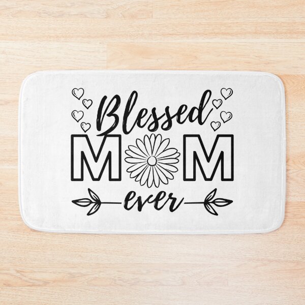 Artikelvorschau, Gesegnete Mama aller Zeiten, schwarzes Design entworfen und verkauft von MoriaStore.