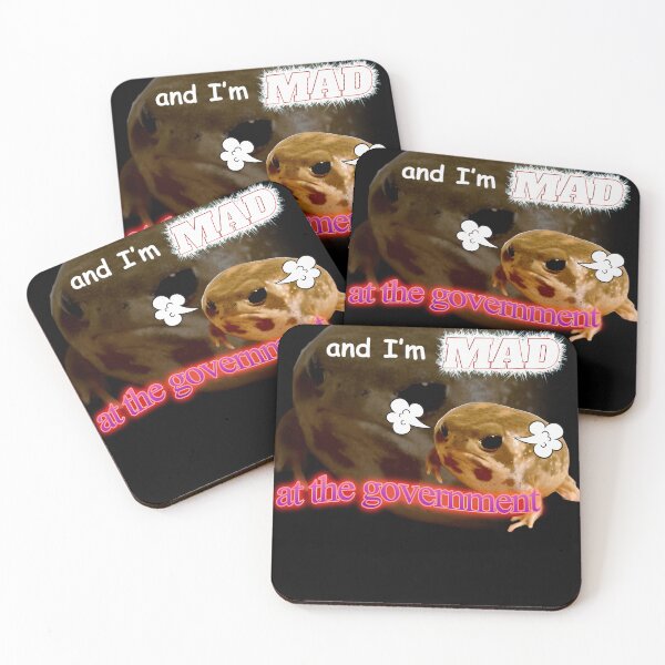 Item preview, My Tummy Hurts And I'M Mad At The Government Meme designed and sold by Georglas88.