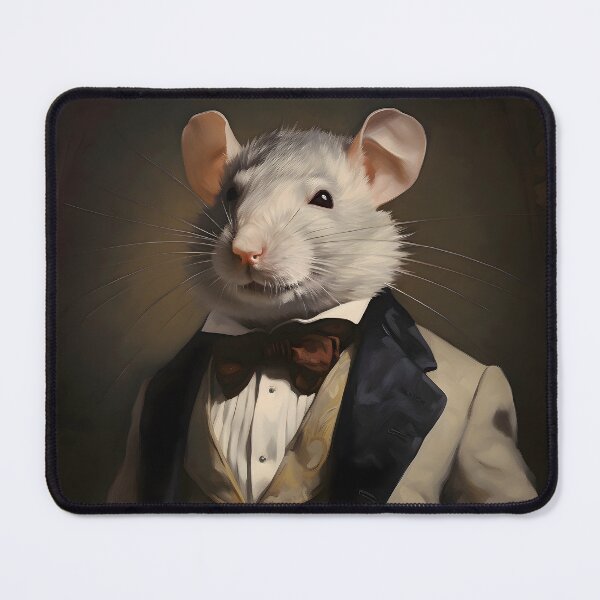 Item preview, Rat Portrait Art designed and sold by ConfettiSkyArt.