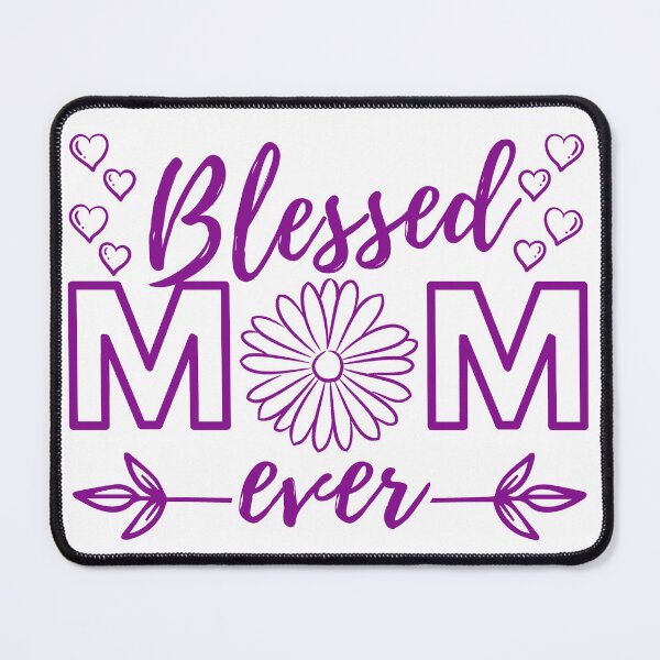 Artikelvorschau, Gesegnete Mama aller Zeiten, lila Design entworfen und verkauft von MoriaStore.