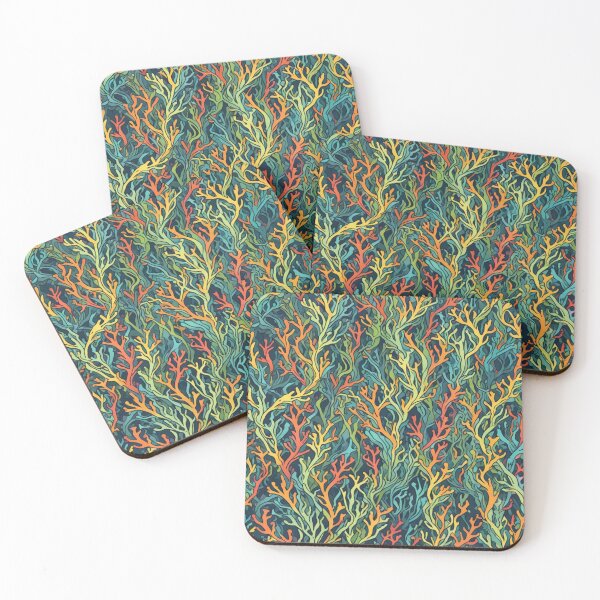 Item preview, Abstract Colorful Sea Kelp Pattern designed and sold by calibrit.