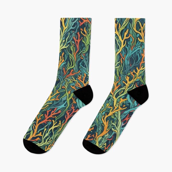 Item preview, Abstract Colorful Sea Kelp Pattern designed and sold by calibrit.