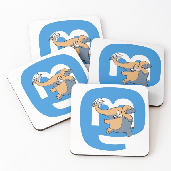 Item preview, Mastodon App Mascot  designed and sold by JJNameArt.