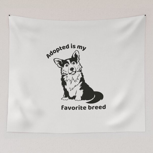 Item preview, adopted is my favorite breed designed and sold by creativechaster.