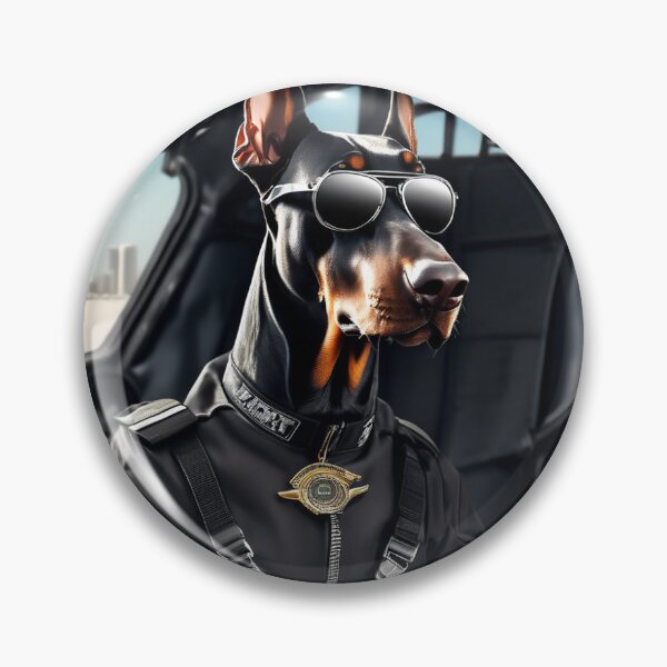 Item preview, Commander in Chief Doberman of Blackhawk helicopter designed and sold by canineartAI.