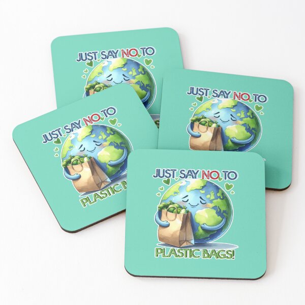 Item preview, Earth Day Just Say No To Plastic designed and sold by WoodburyLake.