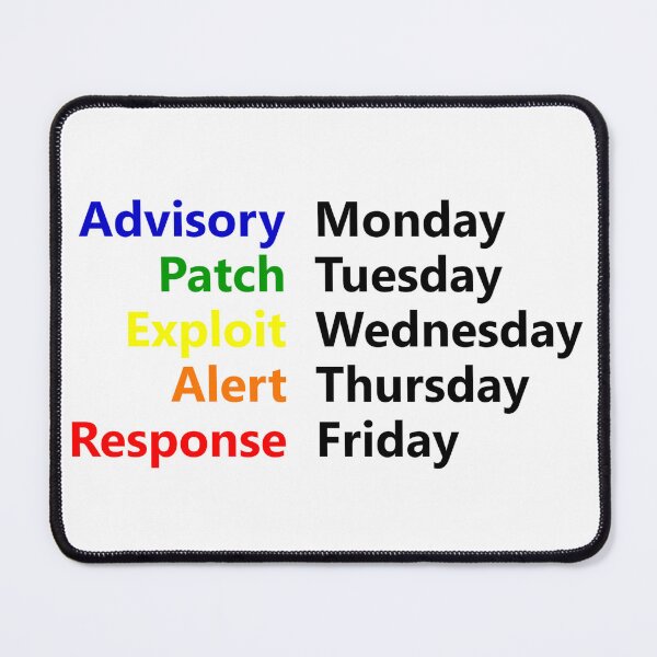 Item preview, The Incident Response Workweek (Black) designed and sold by Hacktopus.
