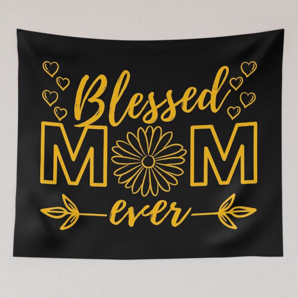Artikelvorschau, Gesegnete Mama aller Zeiten, gelbes Design entworfen und verkauft von MoriaStore.