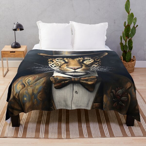 Item preview, Leopard Portrait Art designed and sold by ConfettiSkyArt.