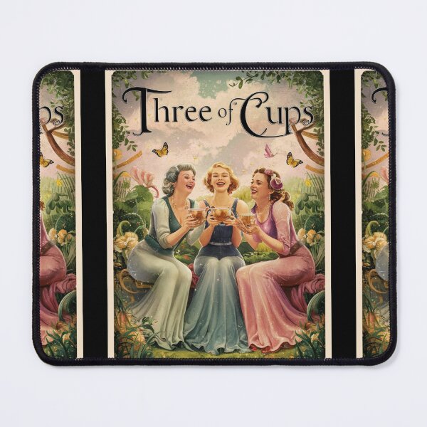 Item preview, Tarot Card - Three of Cups designed and sold by ZodiacWonders.