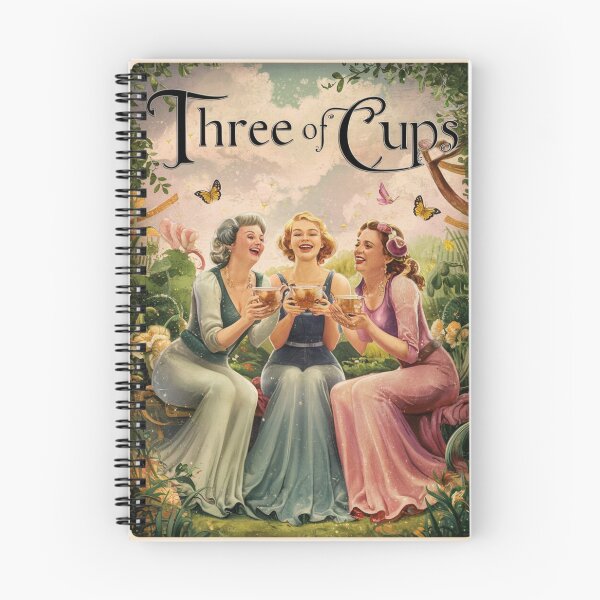 Item preview, Tarot Card - Three of Cups designed and sold by ZodiacWonders.
