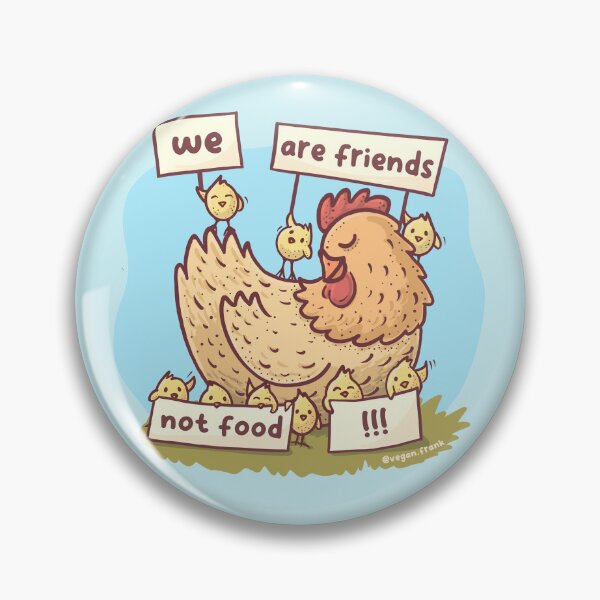 Item preview, We are friends not food - cute chicks designed and sold by Frank J. Art.