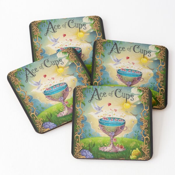 Item preview, Tarot Card - Ace of Cups designed and sold by ZodiacWonders.