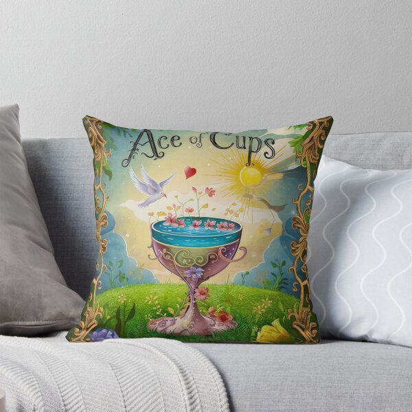 Item preview, Tarot Card - Ace of Cups designed and sold by ZodiacWonders.