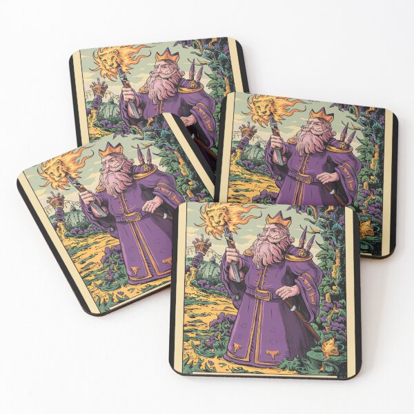 Item preview, Tarot Card - King of Wands designed and sold by ZodiacWonders.