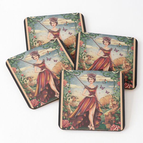 Item preview, Tarot Card - Queen of Wands designed and sold by ZodiacWonders.