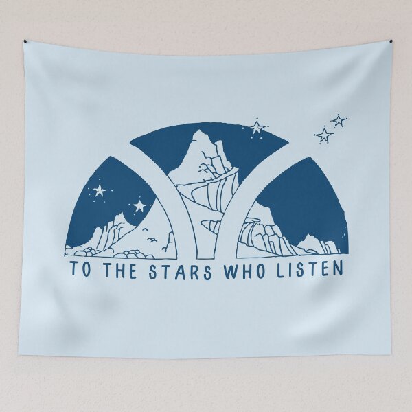 Item preview, To the stars who listen - blue designed and sold by Neadoodles.