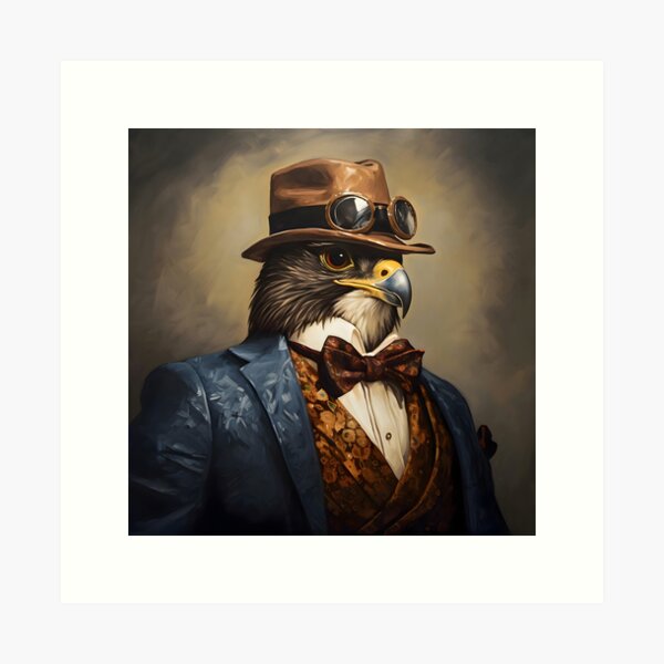Item preview, Falcon Portrait Art designed and sold by ConfettiSkyArt.